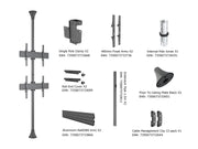 Multibrackets MBFC2U M Floor to Ceiling Mount Pro - Up to 40"-65" Screen Floor to Ceiling Display Mount Multibrackets