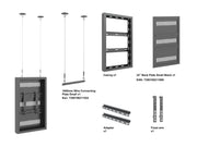 Multibrackets M Pro Series Enclosure 32" Wire Small Black Signage Display Enclosures Multibrackets