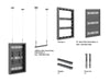Multibrackets M Pro Series Enclosure 32" Wire Small Black Signage Display Enclosures Multibrackets