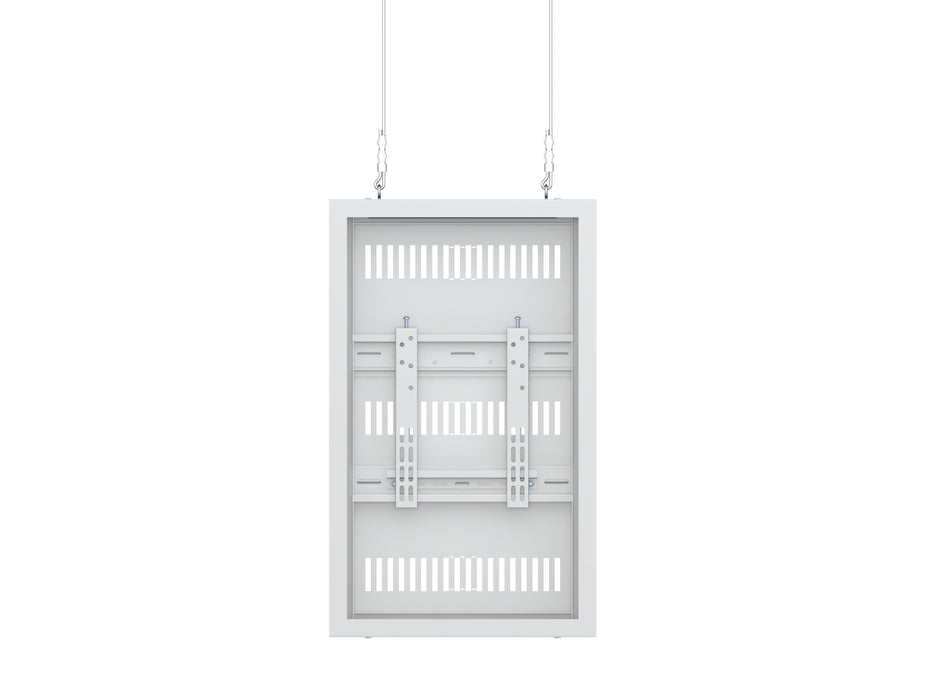 Multibrackets M Pro Series Enclosure 32" Wire Small White Signage Display Enclosures Multibrackets