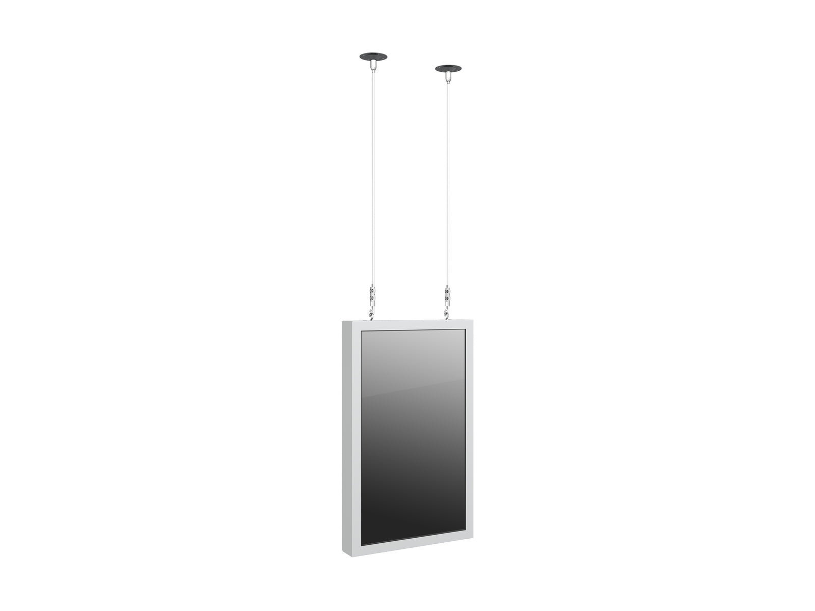 Multibrackets M Pro Series Enclosure 32" Wire Small White Signage Display Enclosures Multibrackets