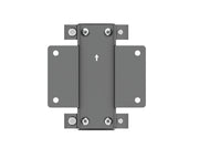 Multibrackets M Pro Series Pole Clamp Black | 7350073733668 Mounting Accessory Multibrackets