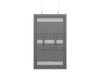 Multibrackets M Pro Series Enclosure 43" Wire Small White Signage Display Enclosures Multibrackets