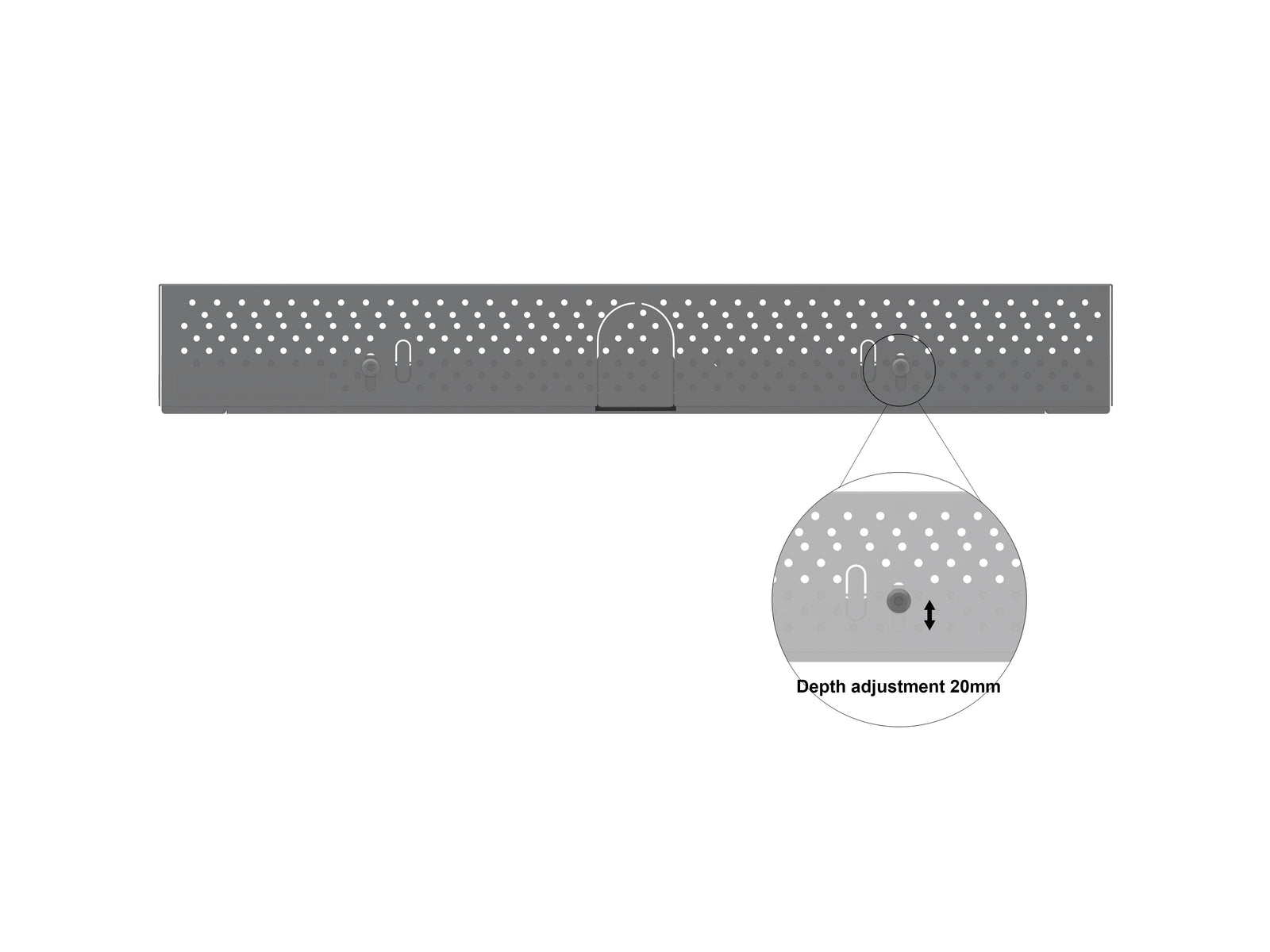 Multibrackets M Pro Series Enclosure 43" Wire Small Black Signage Display Enclosures Multibrackets