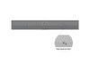 Multibrackets M Pro Series Enclosure 43" Wire Small White Signage Display Enclosures Multibrackets