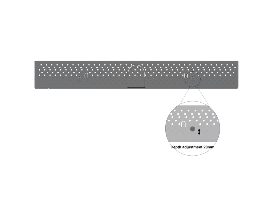 Multibrackets M Pro Series Enclosure 43" Wire Small White Signage Display Enclosures Multibrackets