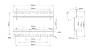 Multibrackets M Pro Series Wallmount Plate Large Mounting Accessory Multibrackets