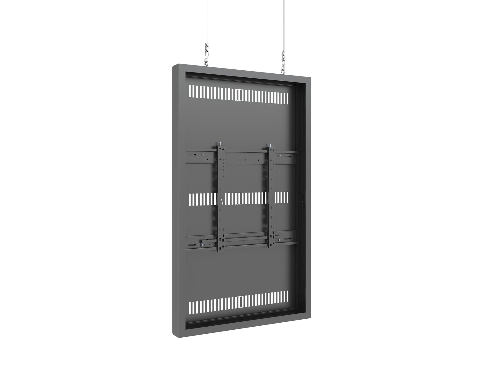 Multibrackets M Pro Series Enclosure 55" Wire Medium Black Signage Display Enclosures Multibrackets
