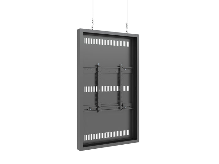Multibrackets M Pro Series Enclosure 55" Wire Medium Black Signage Display Enclosures Multibrackets