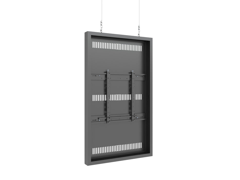 Multibrackets M Pro Series Enclosure 55" Wire Medium Black Signage Display Enclosures Multibrackets
