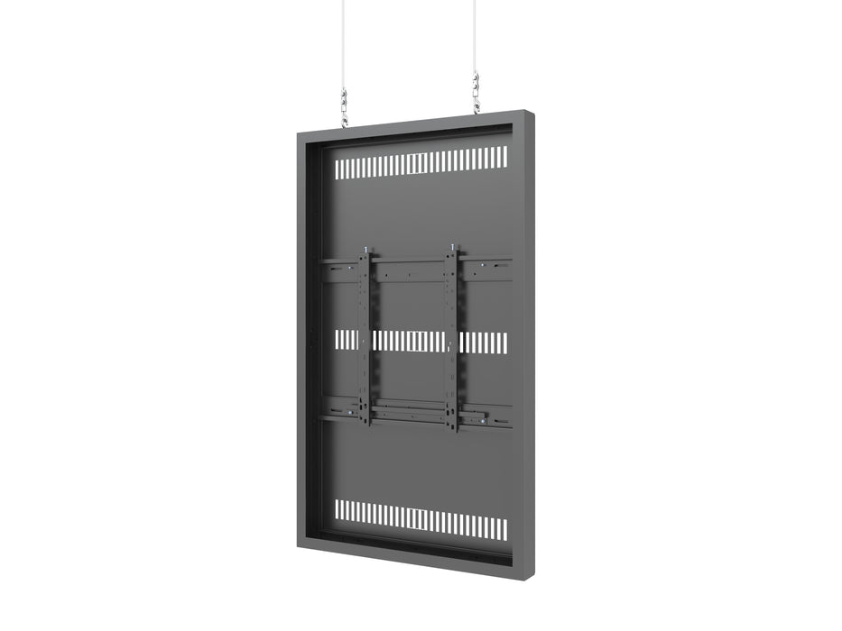 Multibrackets M Pro Series Enclosure 55" Wire Medium Black Signage Display Enclosures Multibrackets