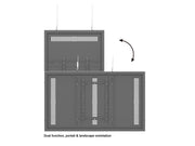 Multibrackets M Pro Series Enclosure 55" Wire Medium Black Signage Display Enclosures Multibrackets