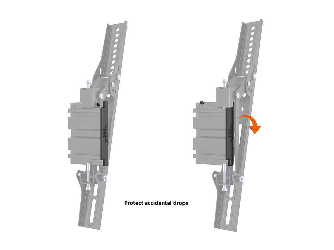 Multibrackets M Pro Series Rail End Cover Black | 7350073733699 Mounting Accessory Multibrackets