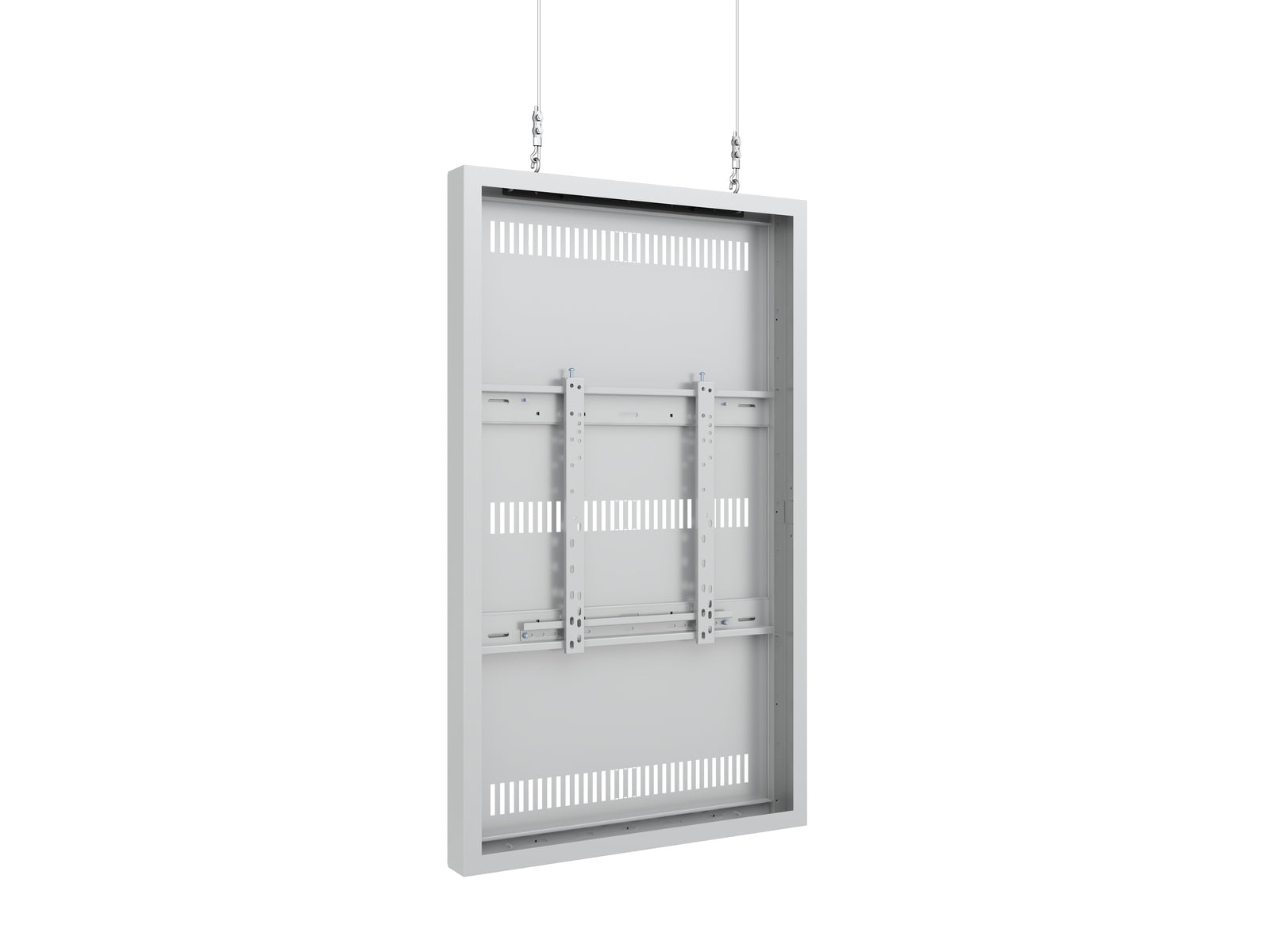 Multibrackets M Pro Series Enclosure 55" Wire Medium White Signage Display Enclosures Multibrackets