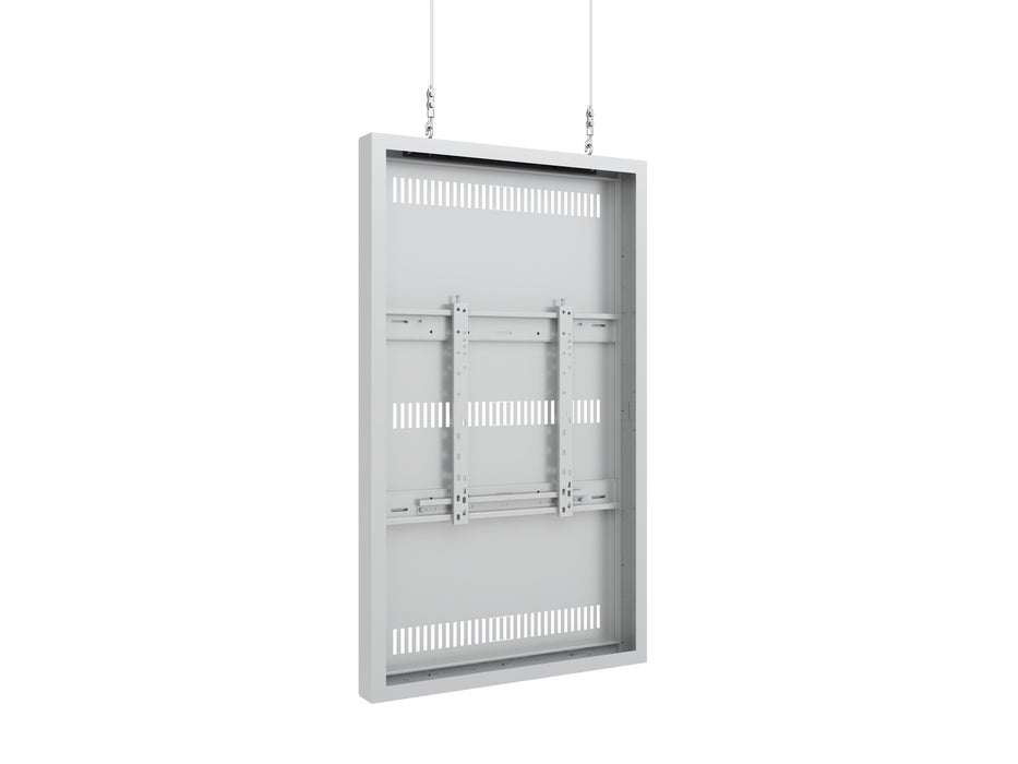 Multibrackets M Pro Series Enclosure 55" Wire Medium White Signage Display Enclosures Multibrackets