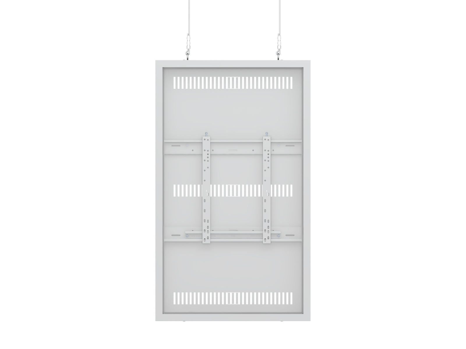 Multibrackets M Pro Series Enclosure 55" Wire Medium White Signage Display Enclosures Multibrackets