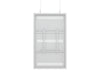 Multibrackets M Pro Series Enclosure 55" Wire Medium White Signage Display Enclosures Multibrackets
