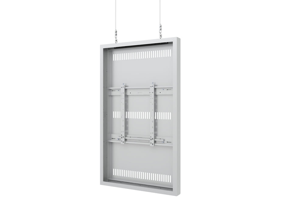 Multibrackets M Pro Series Enclosure 55" Wire Medium White Signage Display Enclosures Multibrackets