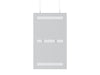 Multibrackets M Pro Series Enclosure 55" Wire Medium White Signage Display Enclosures Multibrackets