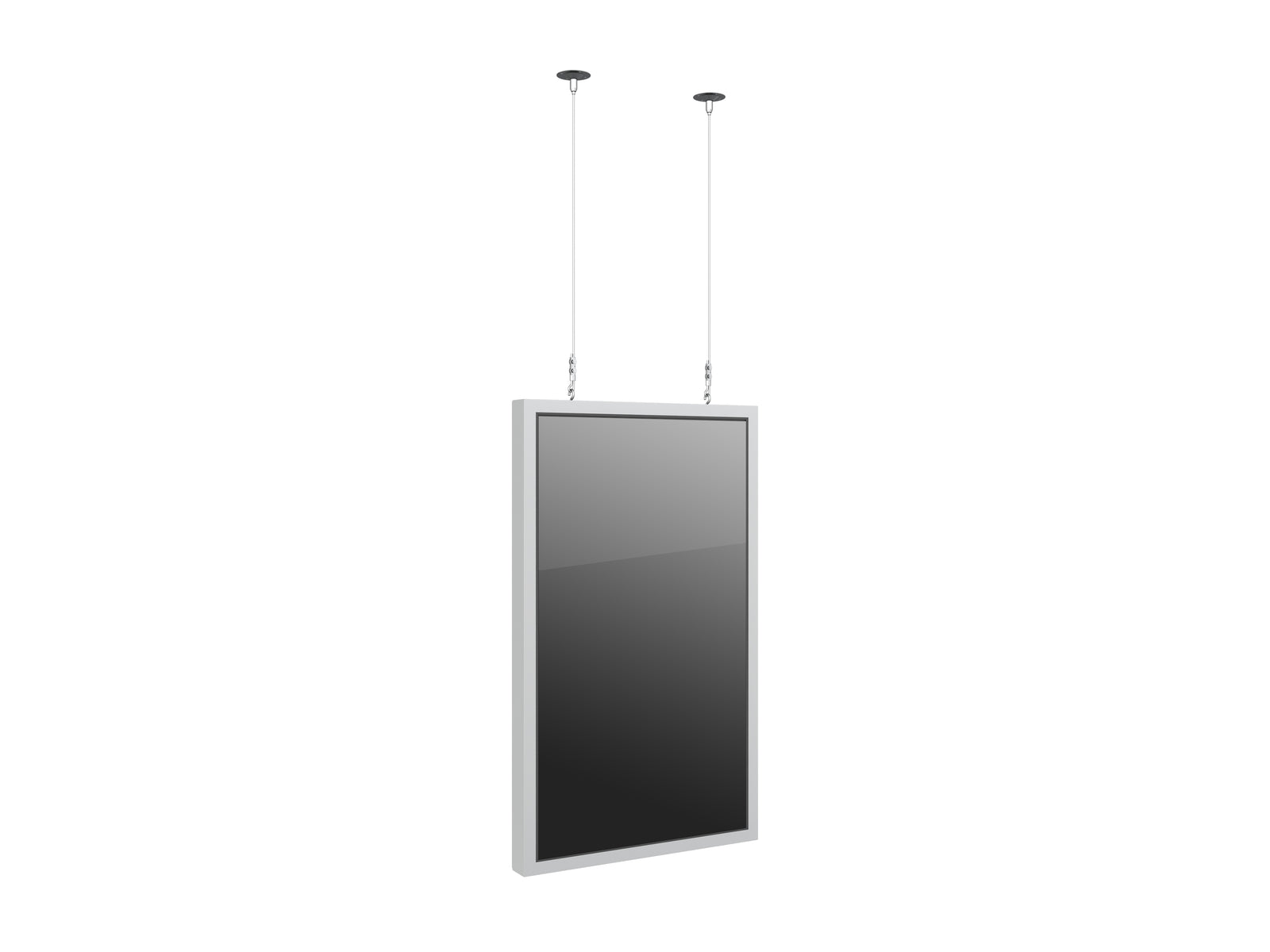 Multibrackets M Pro Series Enclosure 55" Wire Medium White Signage Display Enclosures Multibrackets