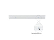 Multibrackets M Pro Series Enclosure 55" Wire Medium White Signage Display Enclosures Multibrackets