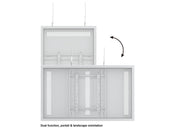 Multibrackets M Pro Series Enclosure 55" Wire Medium White Signage Display Enclosures Multibrackets