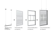 Multibrackets M Pro Series Enclosure 55" Wire Medium White Signage Display Enclosures Multibrackets