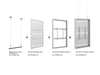 Multibrackets M Pro Series Enclosure 55" Wire Medium White Signage Display Enclosures Multibrackets
