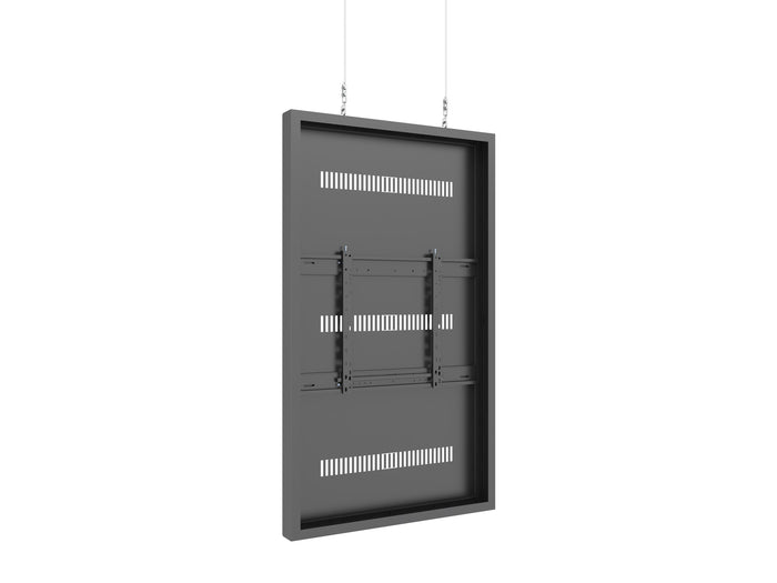 Multibrackets M Pro Series Enclosure 65" Wire Medium Black Signage Display Enclosures Multibrackets