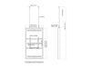 Multibrackets M Pro Series Enclosure 65" Wire Medium Black Signage Display Enclosures Multibrackets