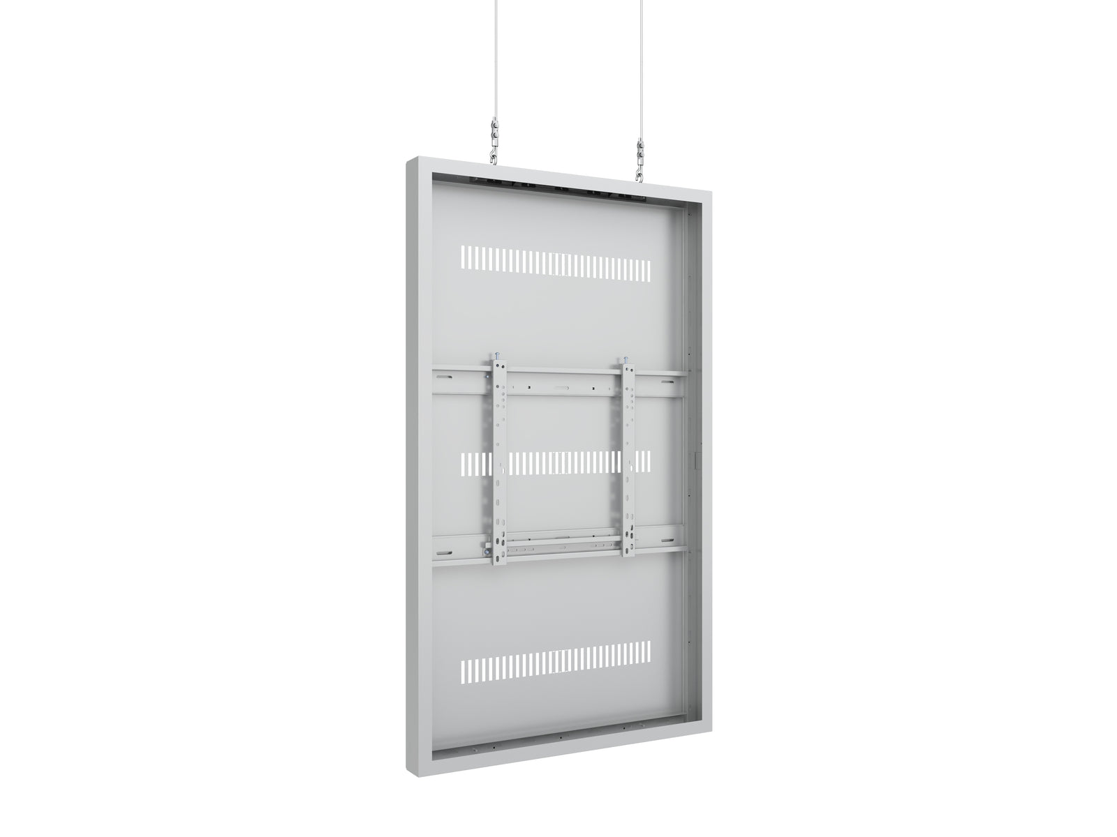 Multibrackets M Pro Series Enclosure 65" Wire Medium White Signage Display Enclosures Multibrackets