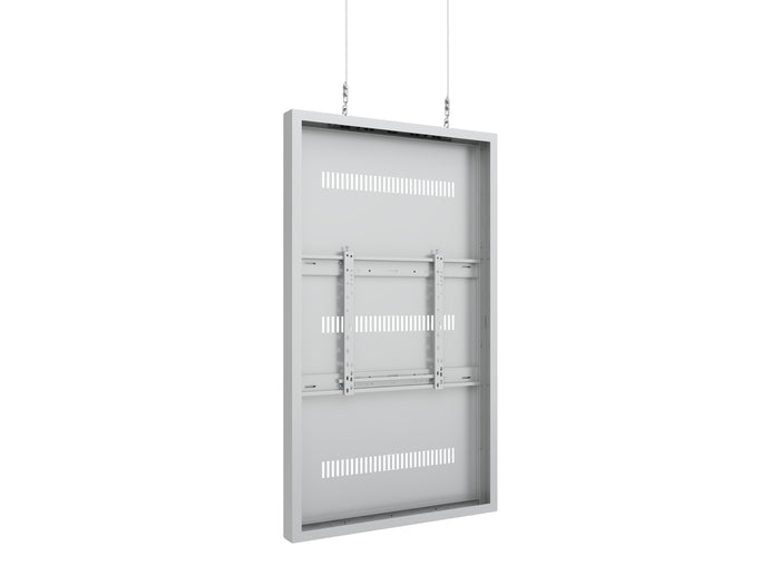 Multibrackets M Pro Series Enclosure 65" Wire Medium White Signage Display Enclosures Multibrackets