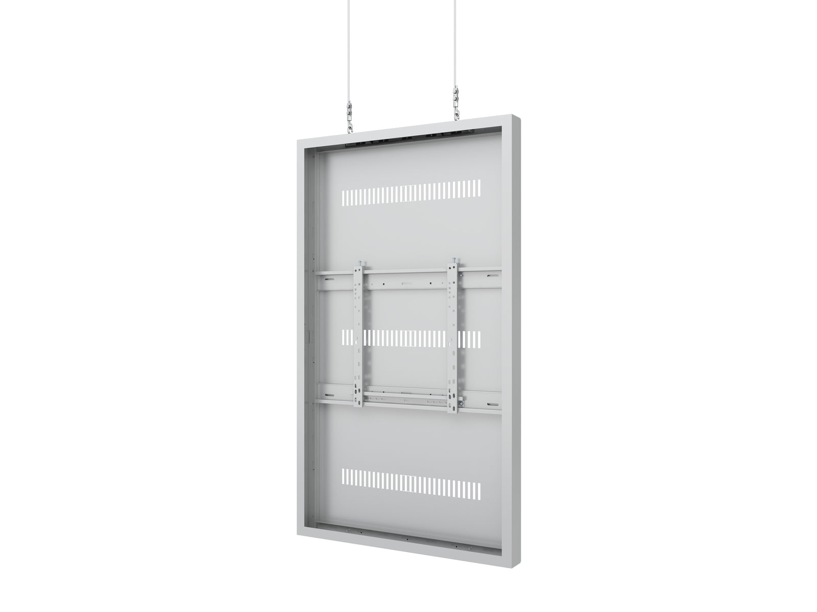 Multibrackets M Pro Series Enclosure 65" Wire Medium White Signage Display Enclosures Multibrackets