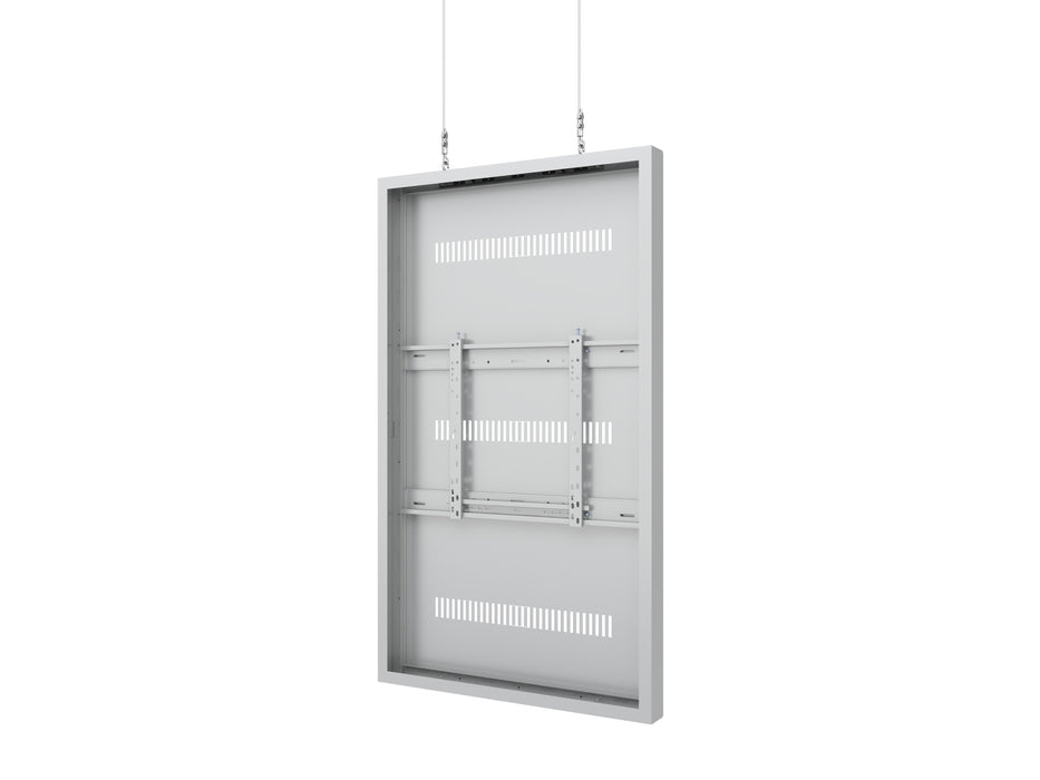 Multibrackets M Pro Series Enclosure 65" Wire Medium White Signage Display Enclosures Multibrackets