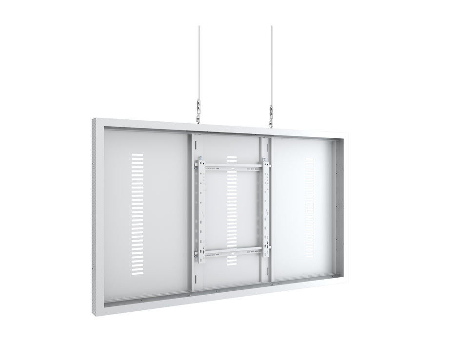 Multibrackets M Pro Series Enclosure 65" Wire Medium White Signage Display Enclosures Multibrackets