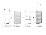 Multibrackets M Pro Series Enclosure 65" Wire Medium White Signage Display Enclosures Multibrackets