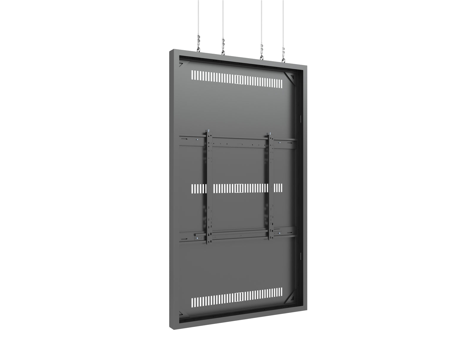 Multibrackets M Pro Series Enclosure 75" Wire Large Black Signage Display Enclosures Multibrackets