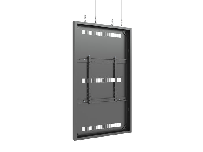Multibrackets M Pro Series Enclosure 75" Wire Large Black Signage Display Enclosures Multibrackets
