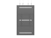 Multibrackets M Pro Series Enclosure 75" Wire Large Black Signage Display Enclosures Multibrackets