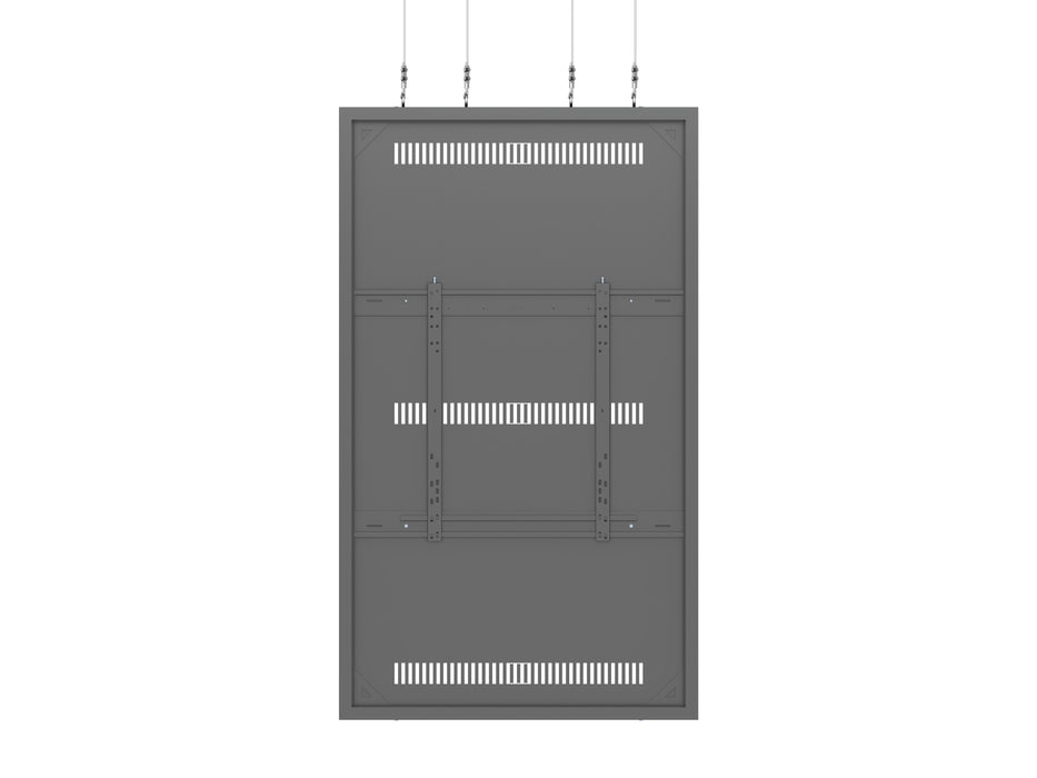 Multibrackets M Pro Series Enclosure 75" Wire Large Black Signage Display Enclosures Multibrackets