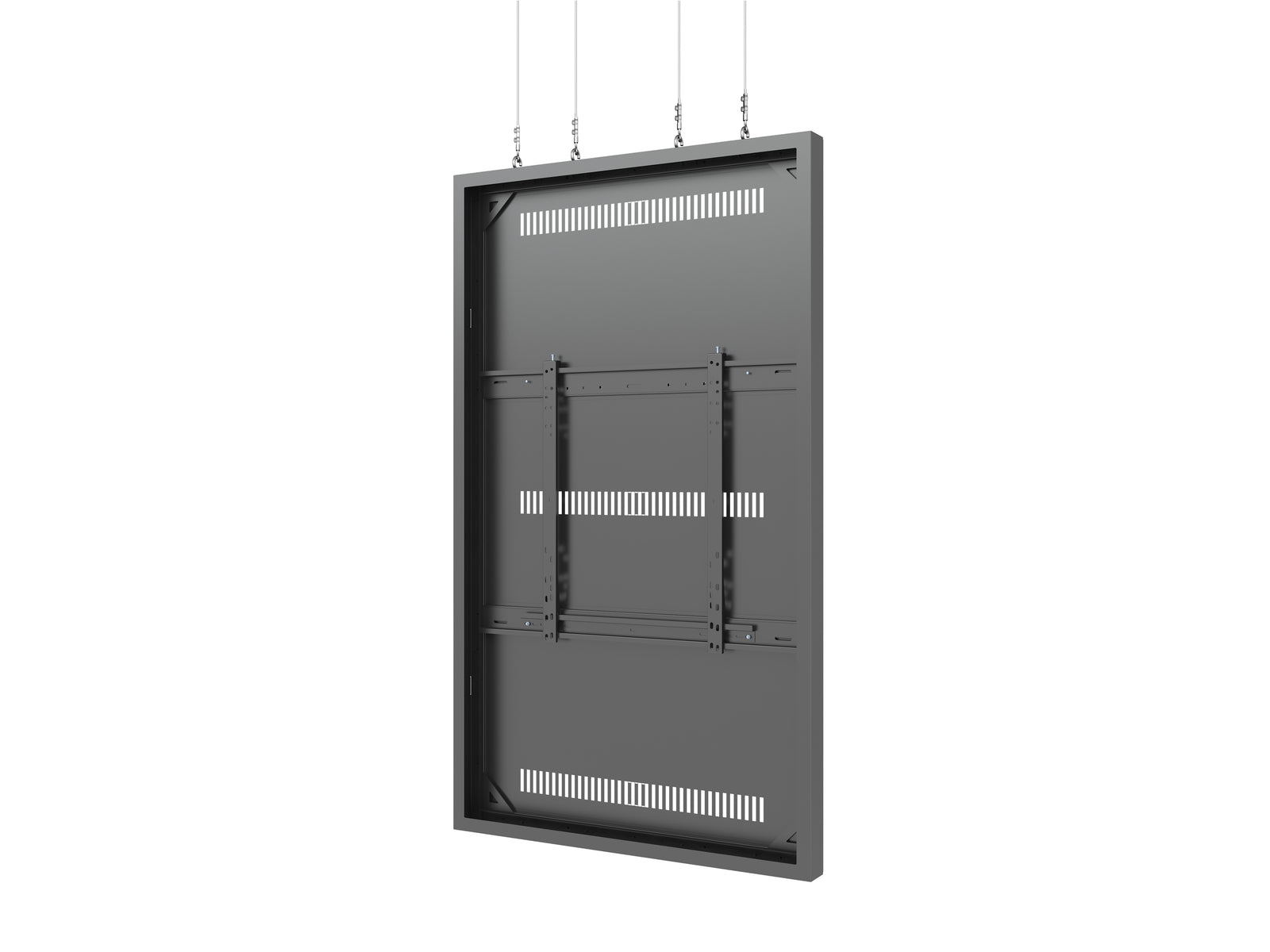 Multibrackets M Pro Series Enclosure 75" Wire Large Black Signage Display Enclosures Multibrackets