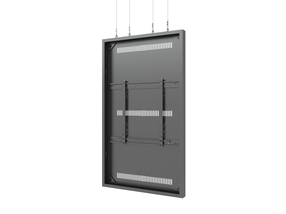 Multibrackets M Pro Series Enclosure 75" Wire Large Black Signage Display Enclosures Multibrackets