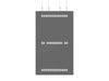 Multibrackets M Pro Series Enclosure 75" Wire Large Black Signage Display Enclosures Multibrackets