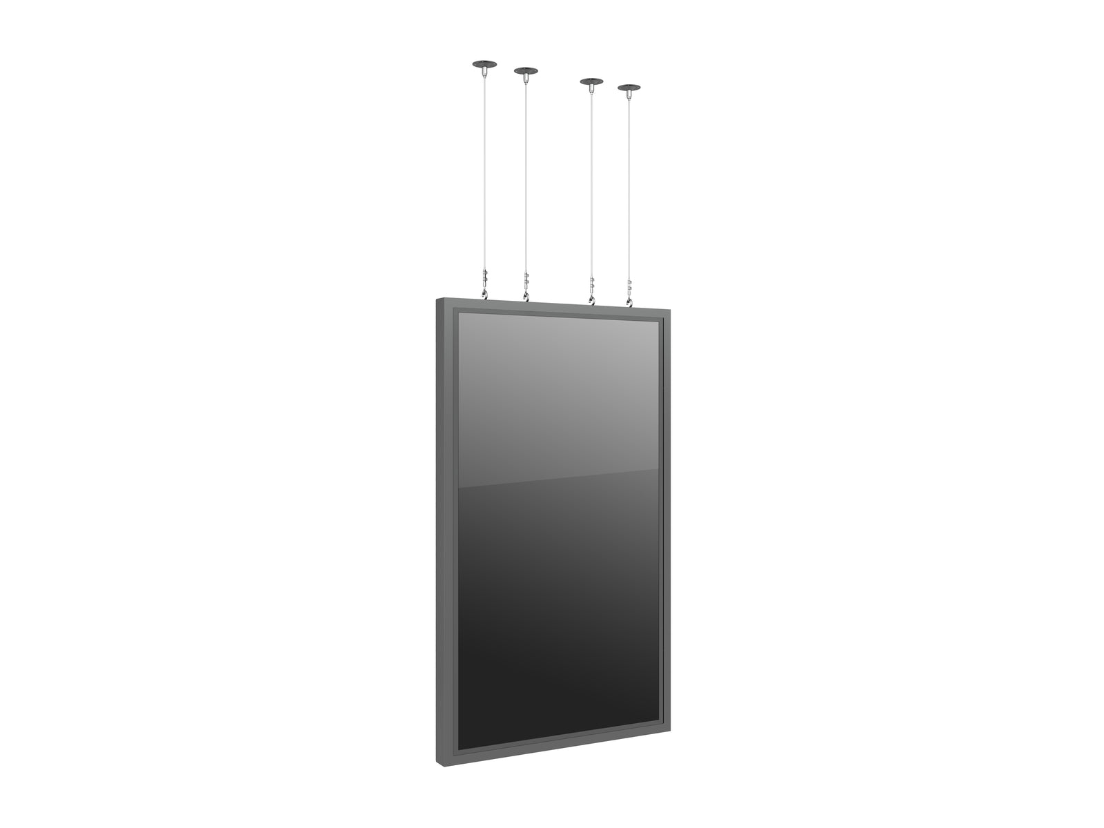 Multibrackets M Pro Series Enclosure 75" Wire Large Black Signage Display Enclosures Multibrackets