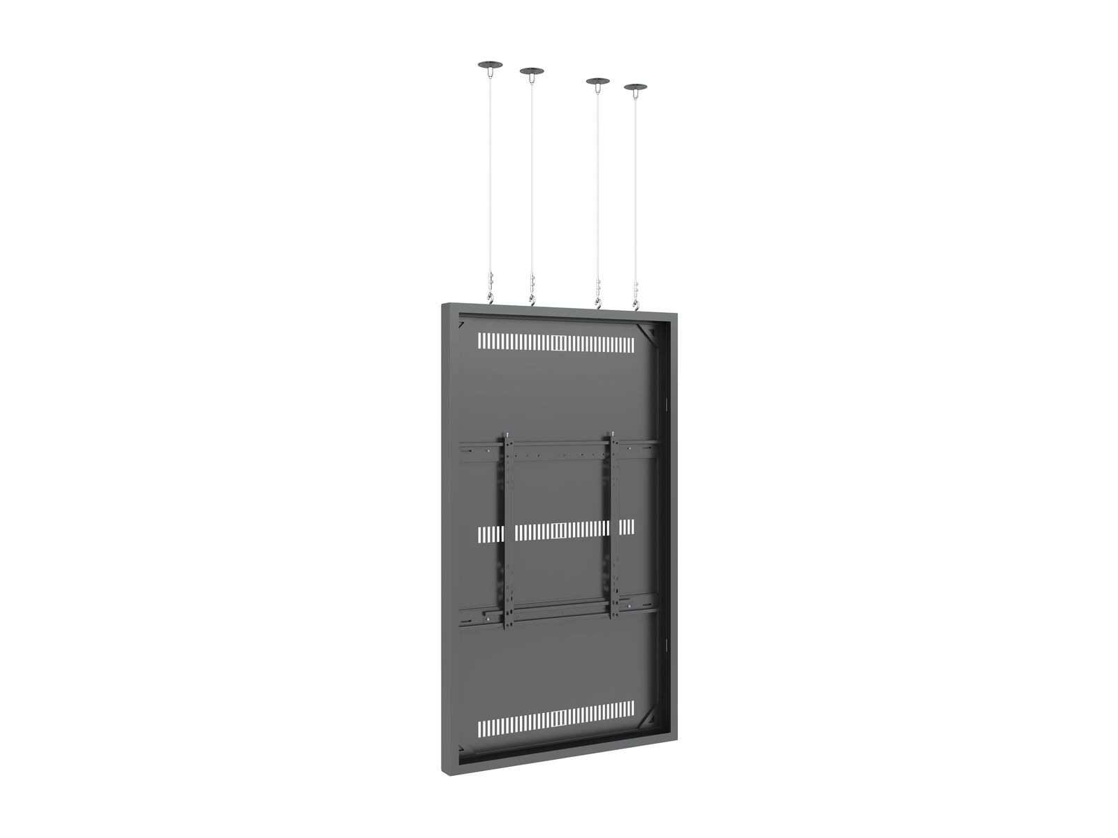 Multibrackets M Pro Series Enclosure 75" Wire Large Black Signage Display Enclosures Multibrackets