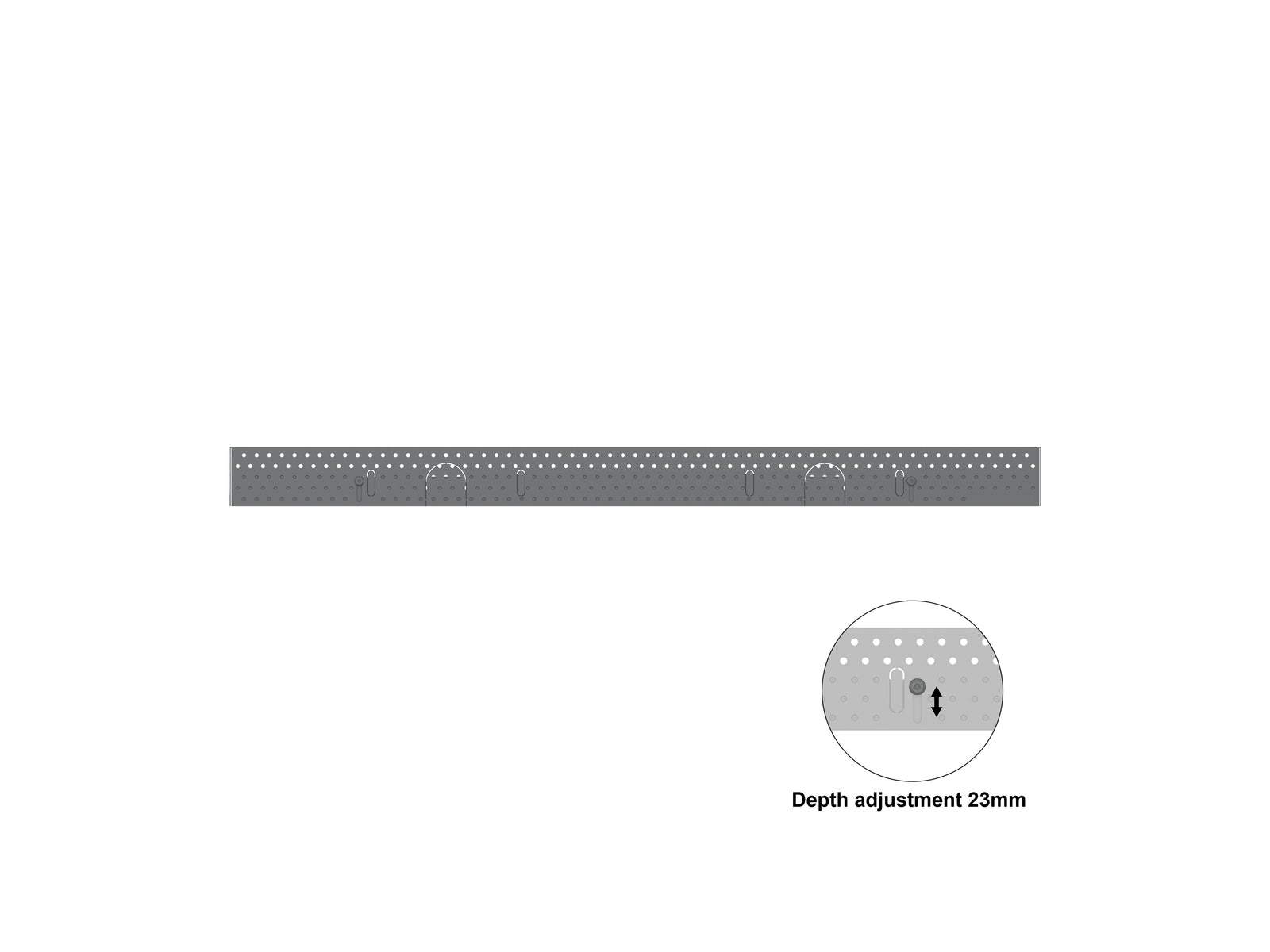 Multibrackets M Pro Series Enclosure 75" Wire Large Black Signage Display Enclosures Multibrackets