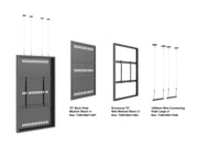 Multibrackets M Pro Series Enclosure 75" Wire Large Black Signage Display Enclosures Multibrackets