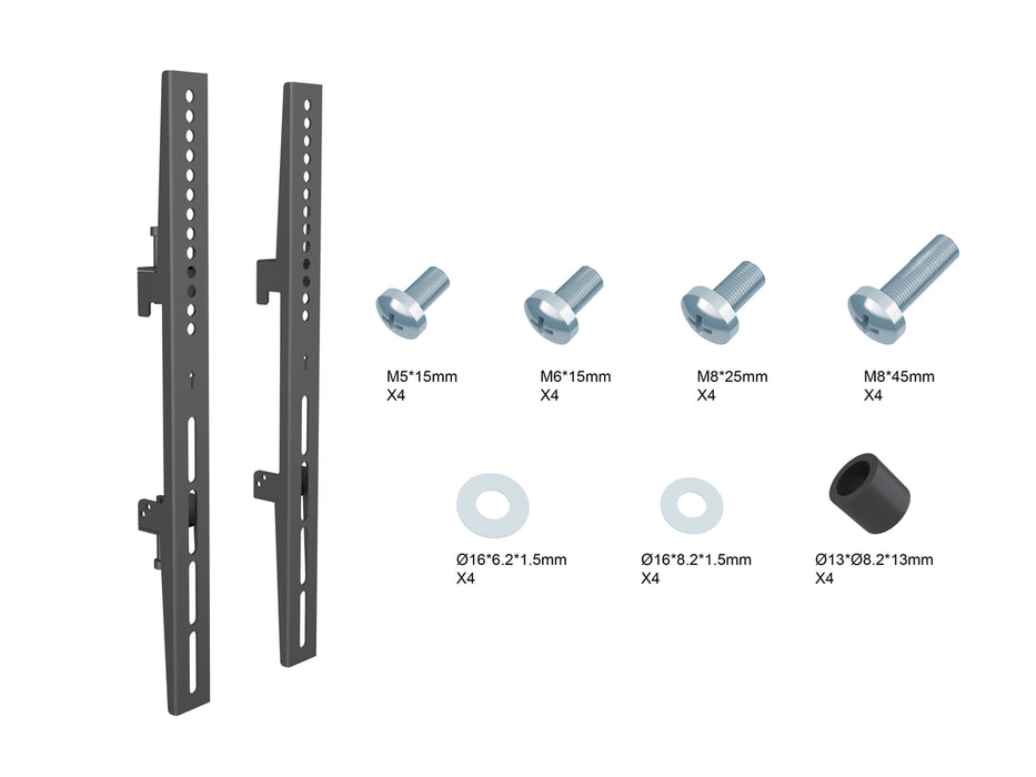 Multibrackets M Pro Series Fixed Arms - 400mm