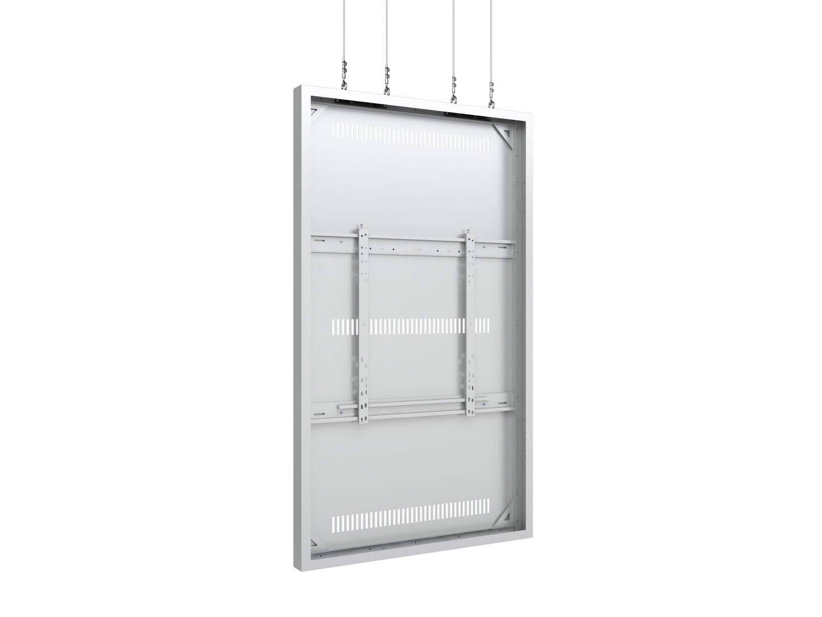 Multibrackets M Pro Series Enclosure 75" Wire Large White Signage Display Enclosures Multibrackets