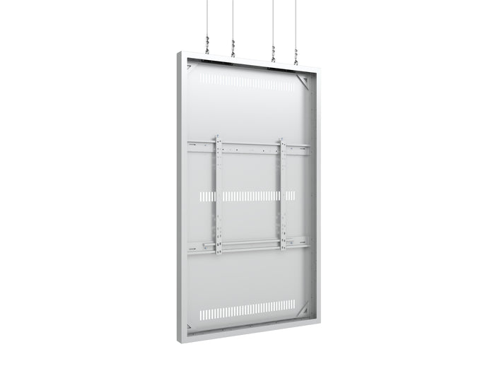 Multibrackets M Pro Series Enclosure 75" Wire Large White Signage Display Enclosures Multibrackets